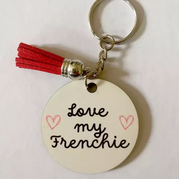 Porte clé love my frenchie